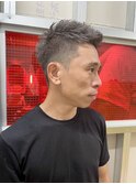 YS STILE.束感ショート.波巻き.ハイライト.マッシュパーマ118