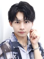 リップス 池袋(LIPPS)&nbsp;爽やかコンマヘア　ツーブロック刈り上げ　メンズシバユー