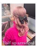 ビューティーサロン ガーデン(beauty salon garden)&nbsp;韓国女優風♪ハーフアップアレンジ ☆ 担当 蒼 ☆