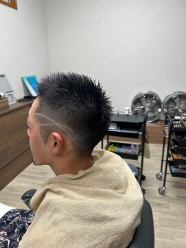 ケイズライン(K's LINE) ソフトモヒカン×剃り込み