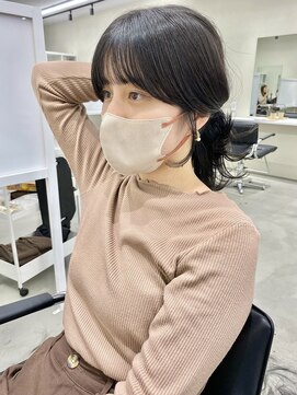 キートス 高知店(kiitos) ○結んでも可愛い韓国風くびれ鎖骨ミディ20代30代40代