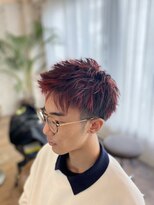 リファイン バイ アフィナー 本厚木店(Refine by Afinar)&nbsp;不死鳥レッドメッシュ×ショート【本厚木】