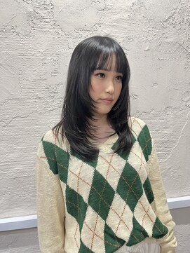 トクテ 吉祥寺(tokute) グレージュカラー/ボブウルフ/黒髪/ココアベージュ