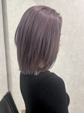 ロウル 渋谷(LOWRL) ピンクラベンダー/ケアブリーチカラー