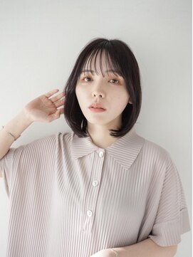 ラヴィズム 松崎店(LUVISM) ミディアム顔周りレイヤーおくれ毛前髪東区松崎