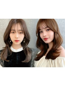 韓国風顔周りレイヤーで360度どこから見ても可愛いく！少しの変化で印象が変わる[レイヤー/韓国/新潟万代]