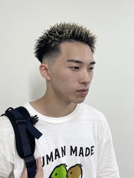 メリケンバーバーショップ トーキョー(MERICAN BARBERSHOP TYO) BURG 【スパイキーショート/スキンフェード】