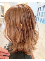 カルラ(Karra)&nbsp;アプリコットオレンジ外ハネボブ