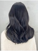 透明感カラー黒髪秋色オリーブカラー_ba487251