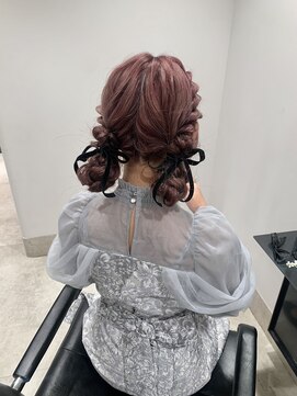 ゴウトゥデイ 渋谷MODI店(GO TODAY) ツインお団子 ヘアアレンジ ヘアセット <渋谷/渋谷駅>