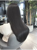 ＊水素ケアカラー+形状記憶ケラチントリートメントで艶たっぷり