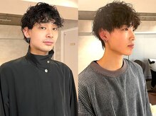 【SUN roomのメンズスタイル】パーマ率高め！カジュアルオシャレ系もビジネススーツ系もお任せください！