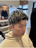 【ブリーチデザインカラー/メンズショート】山本凌也