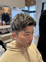 アメラボ 平針店(AmeLab)&nbsp;【ブリーチデザインカラー/メンズショート】山本凌也