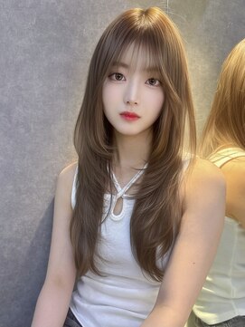 ロンドガーネット 池袋(Lond garnet) 髪質改善縮毛矯正レイヤーカット顔周り前髪韓国ミニウルフ/池袋