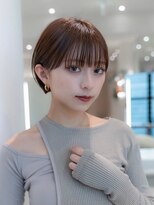 ケアリー 練馬(Carelly)&nbsp;デザインカラー/レイヤーカット/ウェットヘア/オリーブベージュ