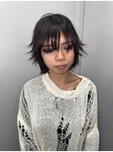 レイヤーシャギーカットウルフカット顔周りレイヤー