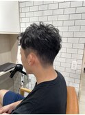 刈り上げツーブロックパーマ！