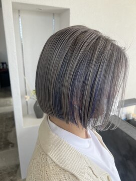 ノーティ(nouty) ボブ/ブリーチデザインカラー