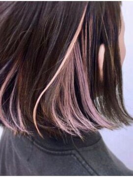 トゥルートラスト アン 下石田店(True Trust un) おしゃれな大人のインナーカラー イヤリングカラー ピンクカラー