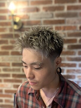 ミリオンバックス 神田店(Million Bucks) スパイキーショート<理容室>[メンズ/眉毛/バーバー/御徒町]