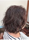 クセ毛ボブスタイル