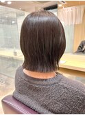アッシュグレージュ×レイヤーボブ