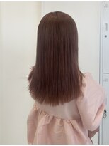 ニゲラ(Nigella) ピンクブラウン透明感カラー髪質改善