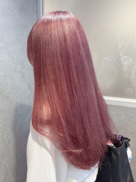 ピンクカラー／ダブルカラー／ペールピンク／キラテラカラー