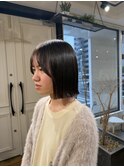 切りっぱなしボブ