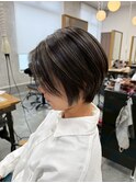 ハイライトバレイヤージュダブルカラーケアブリーチ20代30代