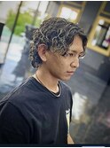 スパイラルパーマ×メッシュ