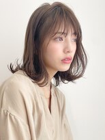 トゥーナ 表参道(tona)&nbsp;ミディアムレイヤー、外ハネボブ、グレージュ、脱白髪染め☆
