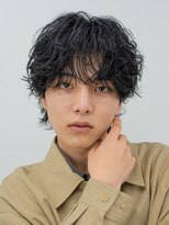 バイフィフス 原宿/表参道(by fifth)&nbsp;メンズパーマルーズパーマシャドウパーマセンターパート緩め〇