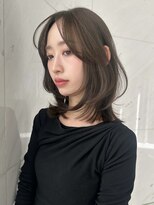 サイン 韓国ボブ 渋谷(SIGN)&nbsp;お洒落なレイヤーカット韓国ボブレイヤーボブ渋谷タッセルボブ