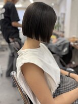 オウル(Owll)&nbsp;◆◇梅田　切りっぱなしボブ暗めのオリーブアッシュ◇◆