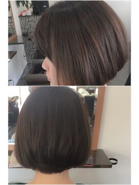 ヘアメイク エイト キリシマ(hair make No.8 kirishima) 〔No.8 中村〕サロンワーク グラデーションボブ