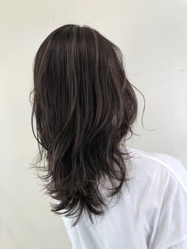 リー 枚方(Lee) グレーアッシュ×ハイライト