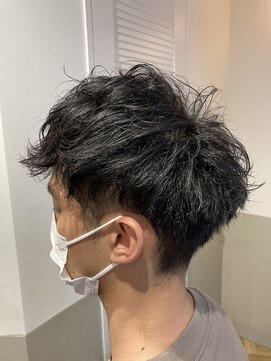 オーク 鷺沼(OAK) ツーブロックパーマ☆【OAK鷺沼/イルミナカラー/髪質改善/韓国】