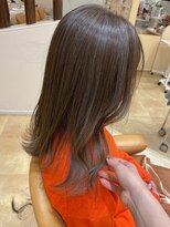 モリオ フロム ロンドン イオンモール 熊本店(morio FROM LONDON)&nbsp;【morio熊本】ナチュラルハイライト.透明感ミルクティー.k