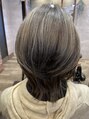 アグ ヘアー マリン 田辺店(Agu hair marine) ネオウルフフルハイライト　グレー系