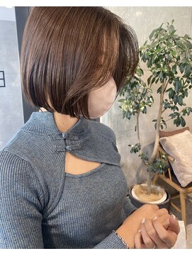 ルーフ 町田店(LUFE) ミニボブ×まろベージュ　担当anna