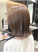 【木村】外ハネボブ×マットブラウン
