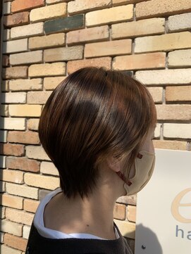 イブ ヘアーメイク(eve hair make) えりあしすっきりショートボブ