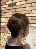 えりあしすっきりショートボブ