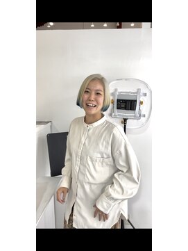 ブリックマウントヘアメイク(Blic mt hair make) デザインハイトーンボブ