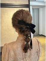 オーブ ヘアー リリー 博多2号店(AUBE HAIR lily)&nbsp;結婚式ヘアセット