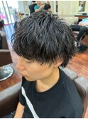 緩め波巻きパーマ 波巻きパーマ スパイラルパーマ