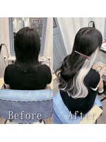 あるじゃんすー 千葉店&nbsp;ホワイト#シールエクステ#韓国#ホワイトカラー#インナー#千葉