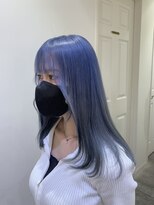 コル(CoL) 色落ち綺麗なペールブルー